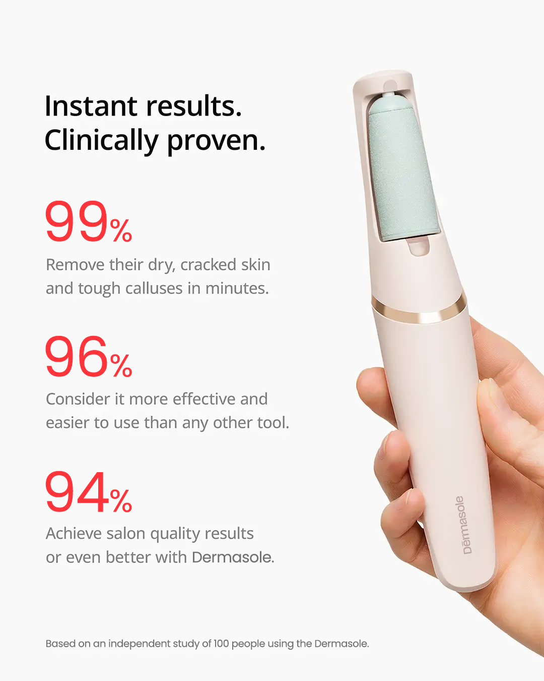 DermaSole™ Electric Foot Callus Remover