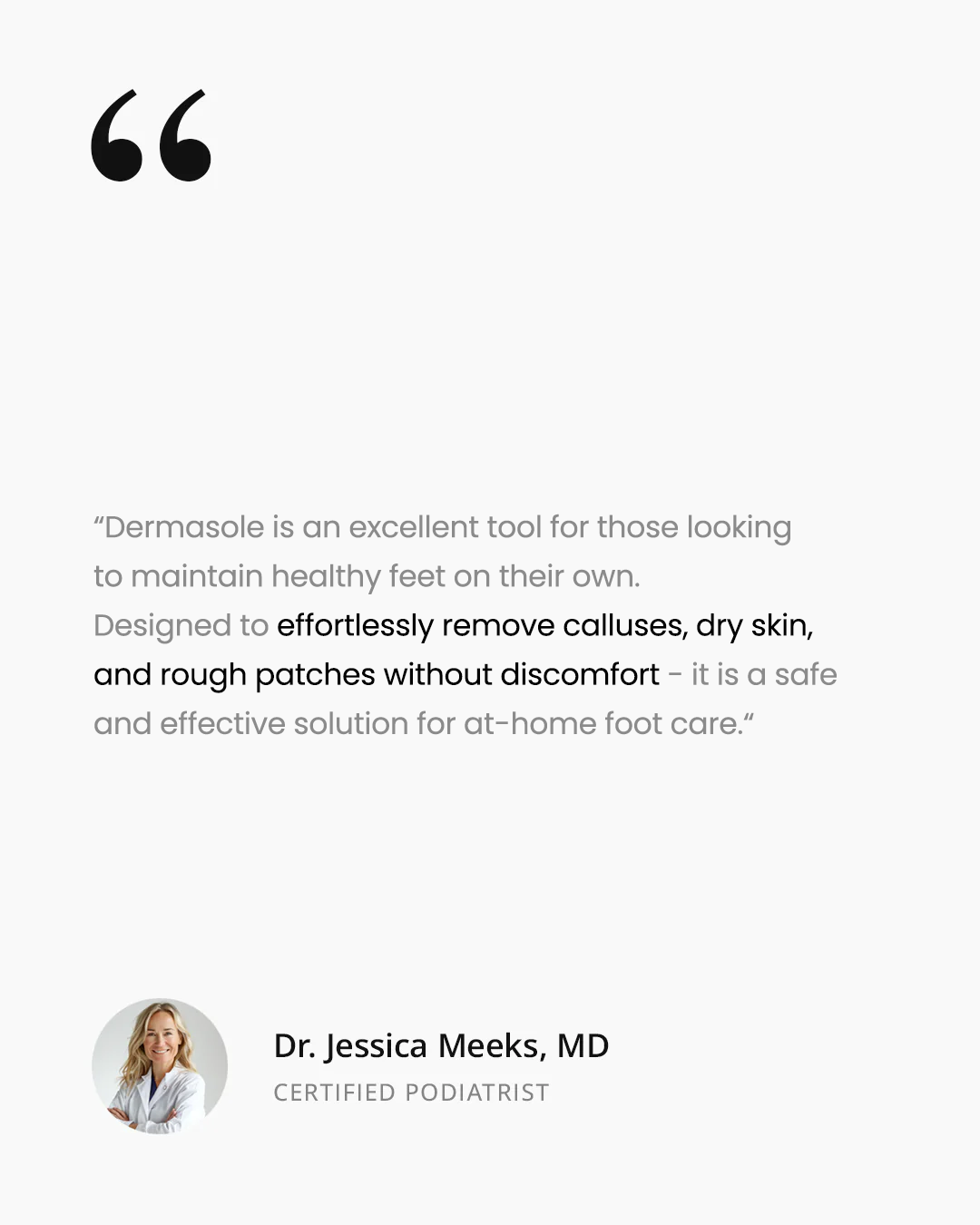 DermaSole™ Electric Foot Callus Remover