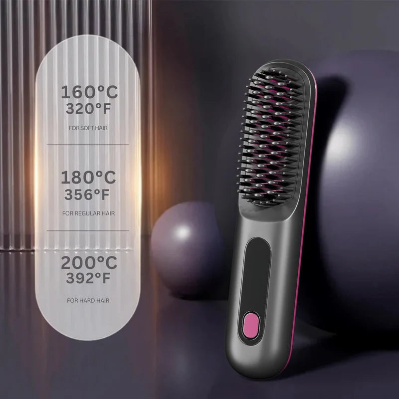 Glossen Portable Straightener Brush