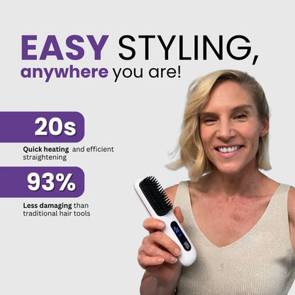 Glossen Portable Straightener Brush