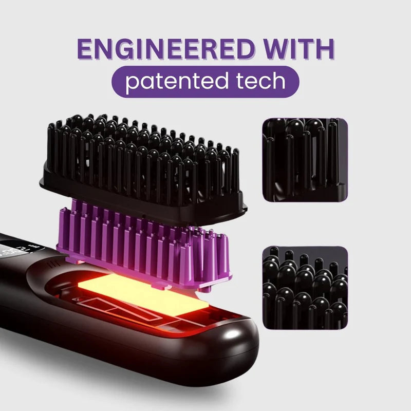 Glossen Portable Straightener Brush