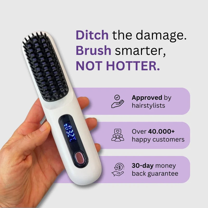 Glossen Portable Straightener Brush