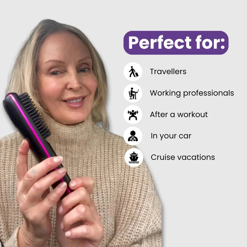 Glossen Portable Straightener Brush